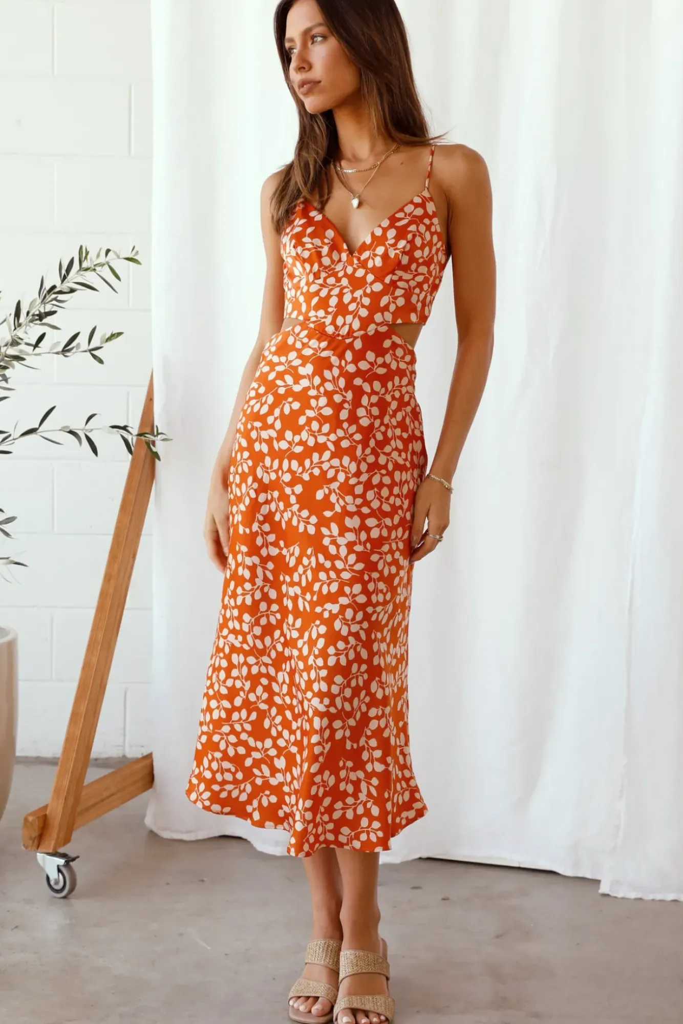 Cocktail Dresses|Spring Break Dresses>Hello Molly Love Arrow Maxi Dress Orange
