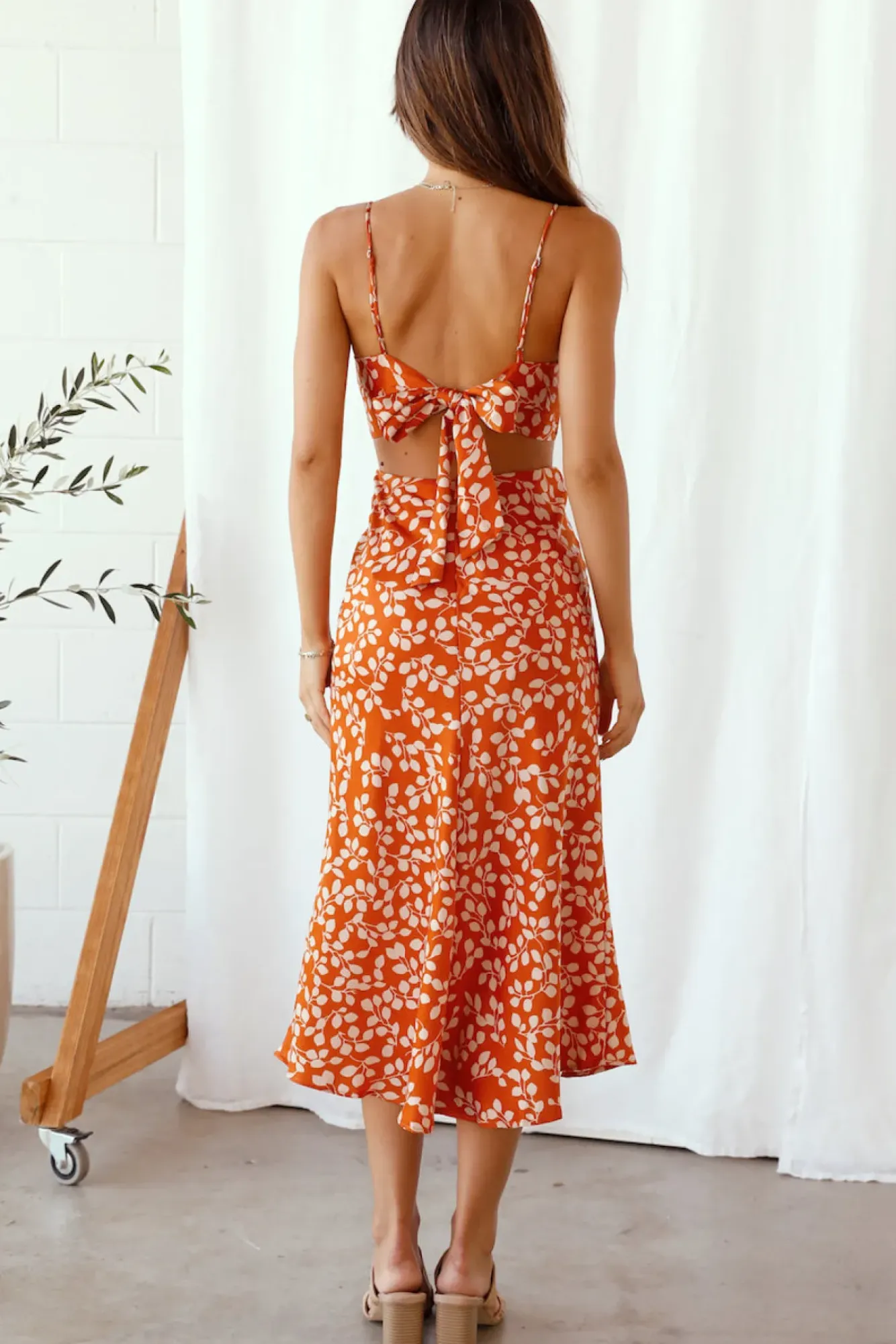 Cocktail Dresses|Spring Break Dresses>Hello Molly Love Arrow Maxi Dress Orange