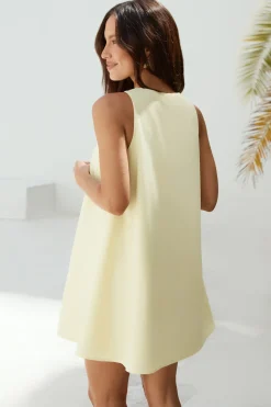 Casual Dresses|Mini Dresses>Hello Molly Love In Limoncello Mini Dress Yellow