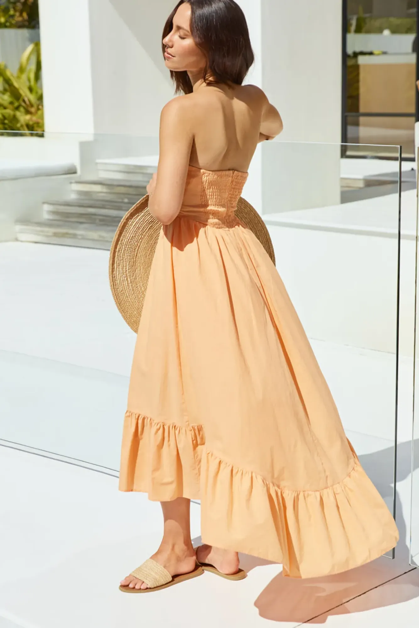 Wedding Guest Dresses|Cocktail Dresses>Hello Molly Love In The Summer Maxi Dress Orange