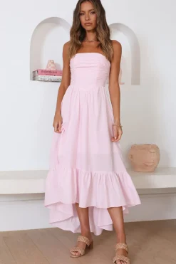 Wedding Guest Dresses|Cocktail Dresses>Hello Molly Love In The Summer Maxi Dress Pink