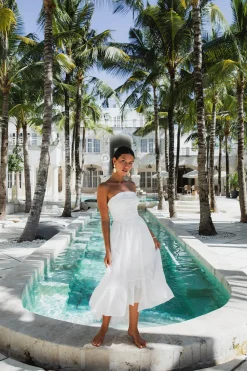 Vacation Dresses|Brunch Dresses>Hello Molly Love In The Summer Maxi Dress White