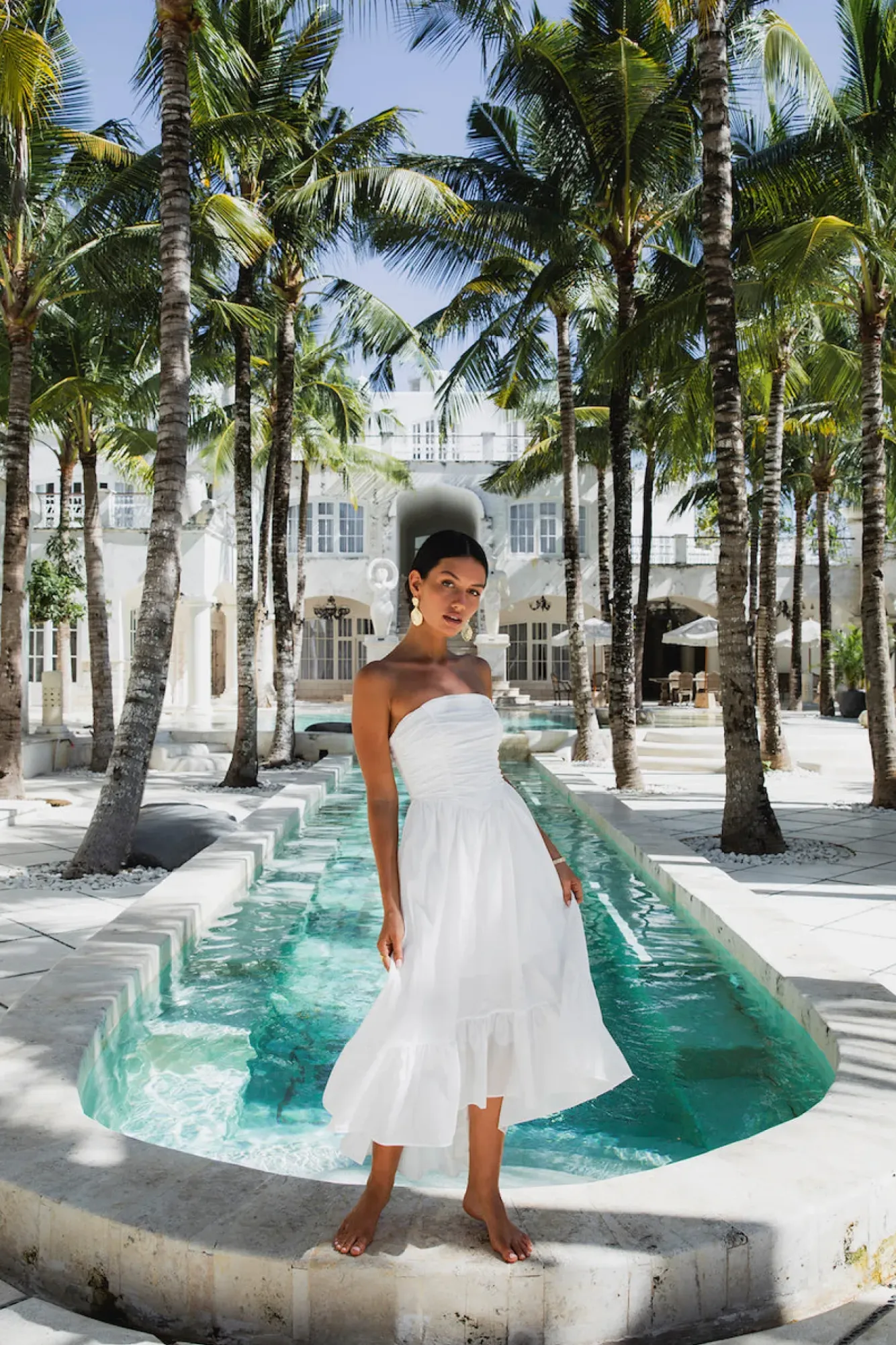 Vacation Dresses|Brunch Dresses>Hello Molly Love In The Summer Maxi Dress White