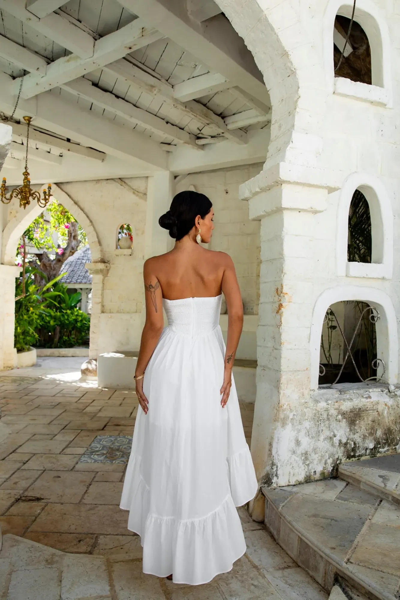 Vacation Dresses|Brunch Dresses>Hello Molly Love In The Summer Maxi Dress White
