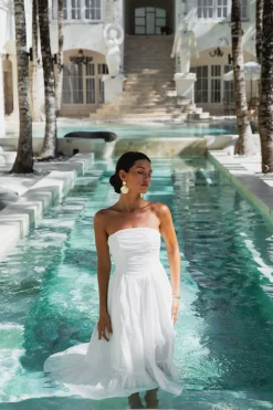 Vacation Dresses|Brunch Dresses>Hello Molly Love In The Summer Maxi Dress White