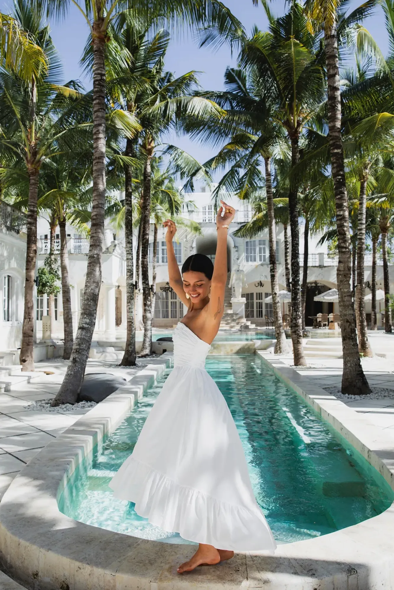 Vacation Dresses|Brunch Dresses>Hello Molly Love In The Summer Maxi Dress White