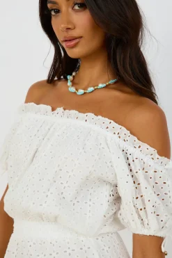 Vacation Dresses|Spring Break Dresses>Hello Molly Love In The Sun Dress White