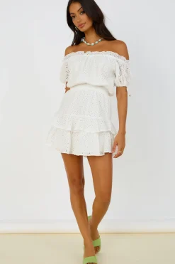 Vacation Dresses|Spring Break Dresses>Hello Molly Love In The Sun Dress White