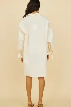 Vacation Dresses|Spring Break Dresses>Hello Molly Lovely Days Mini Dress Cream