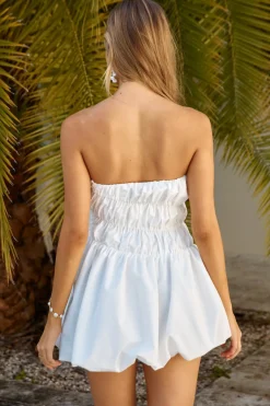 Cocktail Dresses|Spring Break Dresses>Hello Molly Lovely Girl Bubble Hem Mini Dress White