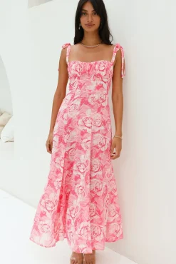 Wedding Guest Dresses|Cocktail Dresses>Hello Molly Lovers Dance Maxi Dress Pink