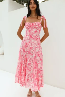 Wedding Guest Dresses|Cocktail Dresses>Hello Molly Lovers Dance Maxi Dress Pink