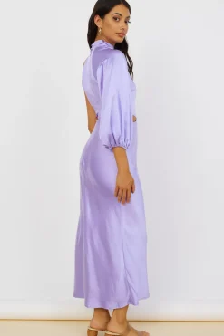 Wedding Guest Dresses|Formal Dresses>Hello Molly Love Spiral Maxi Dress Purple