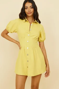 Vacation Dresses|Spring Break Dresses>Hello Molly Love You Need Dress Yellow