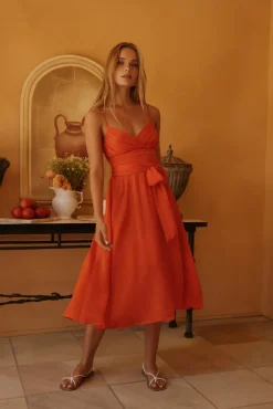 Flowy Dresses|Maxi Dresses>Hello Molly Lu & Lux Maxi Dress Red