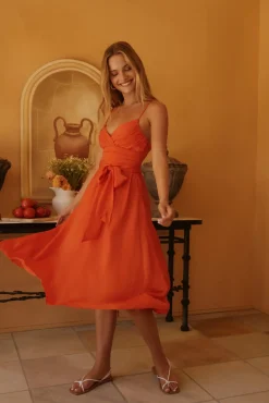 Flowy Dresses|Maxi Dresses>Hello Molly Lu & Lux Maxi Dress Red