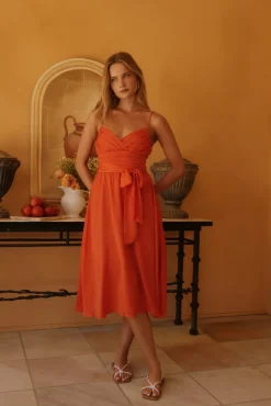 Flowy Dresses|Maxi Dresses>Hello Molly Lu & Lux Maxi Dress Red