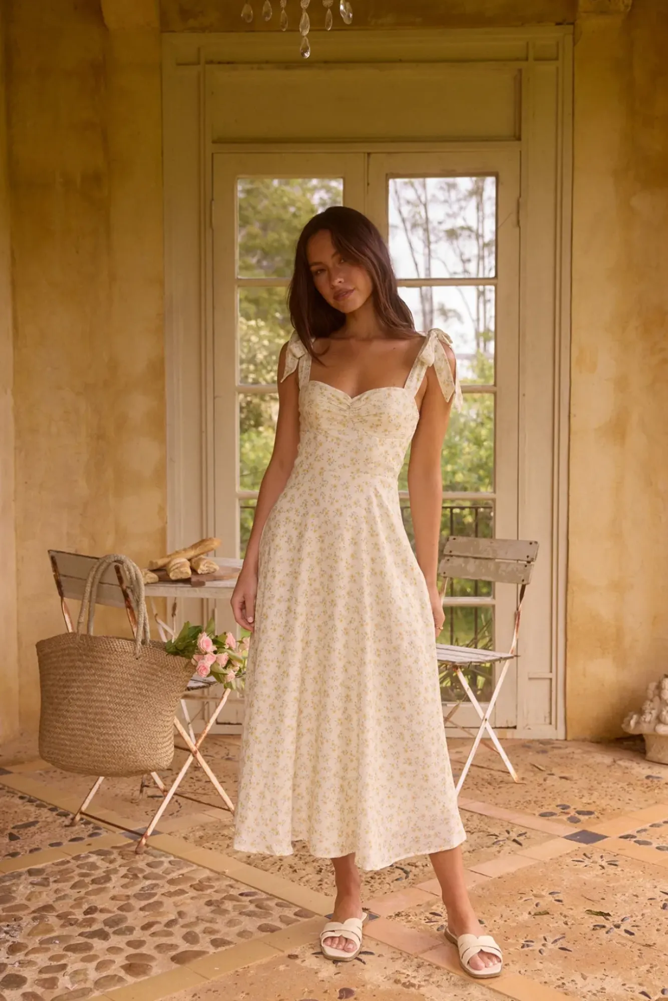 Vacation Dresses|Date Night Dresses>Hello Molly Luminous Dreams Maxi Dress White
