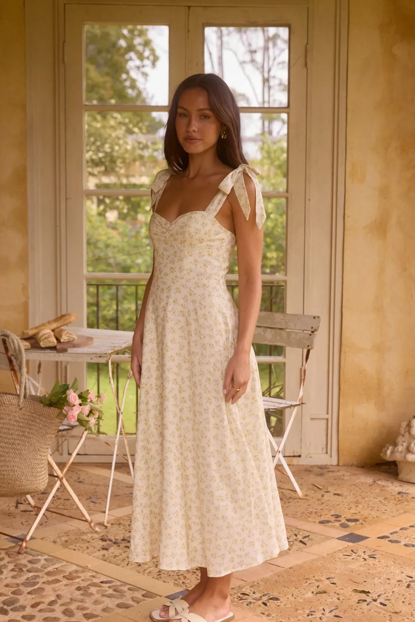 Vacation Dresses|Date Night Dresses>Hello Molly Luminous Dreams Maxi Dress White