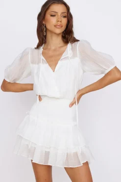 Vacation Dresses|Spring Break Dresses>Hello Molly Luminous Joy Dress White
