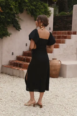Bump Friendly|Casual Dresses>Hello Molly Luna Eclipse Maxi Dress Black
