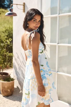 Vacation Dresses|Spring Break Dresses>Hello Molly Ma Cherie Mini Dress Blue