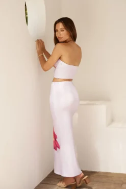 Skirts|Skirt And Top Sets>Hello Molly Magenta Hues Maxi Skirt Purple