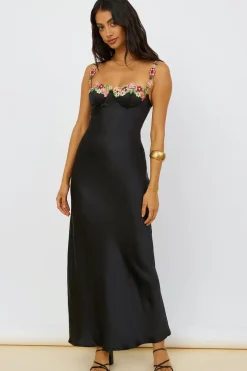 Wedding Guest Dresses|Formal Dresses>Hello Molly Magnetic Forces Maxi Dress Black