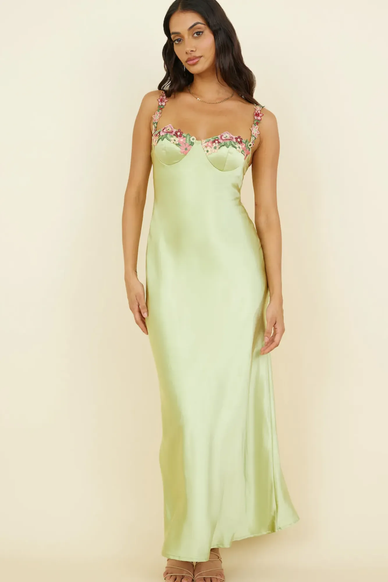 Wedding Guest Dresses|Formal Dresses>Hello Molly Magnetic Forces Maxi Dress Green