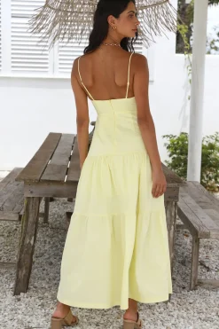 Wedding Guest Dresses|Bridesmaid Dresses>Hello Molly Make It Natural Maxi Dress Yellow