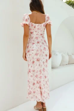 Wedding Guest Dresses|Cocktail Dresses>Hello Molly Making Me Blush Maxi Dress Pink