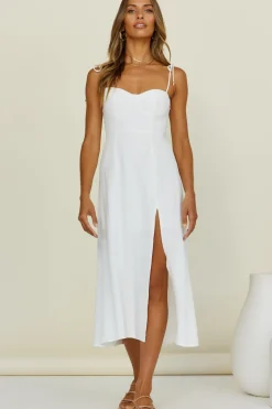 Spring Break Dresses|Casual Dresses>Hello Molly Mallorca Magic Maxi Dress White