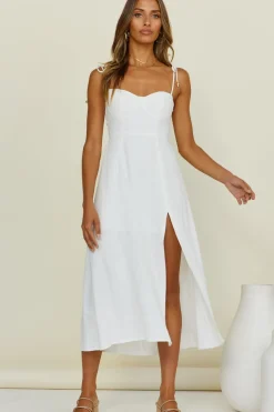 Spring Break Dresses|Casual Dresses>Hello Molly Mallorca Magic Maxi Dress White