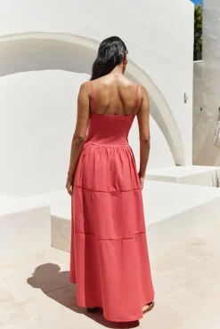 Wedding Guest Dresses|Cocktail Dresses>Hello Molly Mandy More Maxi Dress Red