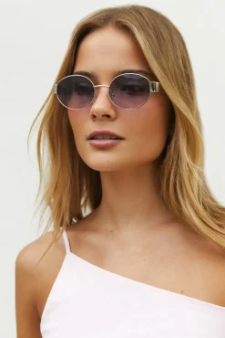 Sunglasses>Hello Molly Marbella Sunglasses Silver
