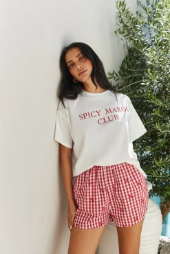 Two-Piece Shorts Set>Hello Molly Margarita Dreams Set Red