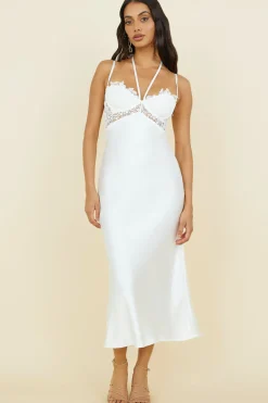 Formal Dresses|Cocktail Dresses>Hello Molly Marry Me Maxi Dress White