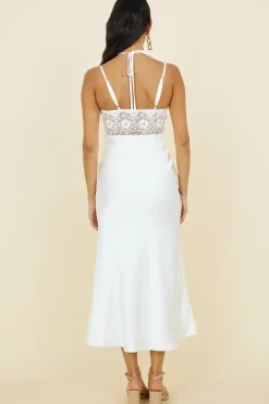 Formal Dresses|Cocktail Dresses>Hello Molly Marry Me Maxi Dress White