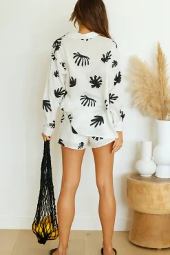 Two-Piece Shorts Set>Hello Molly Matissa Set Black