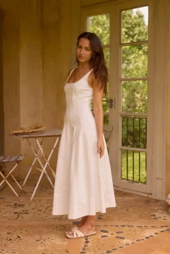 Wedding Guest Dresses|Date Night Dresses>Hello Molly Meadow Breeze Maxi Dress White
