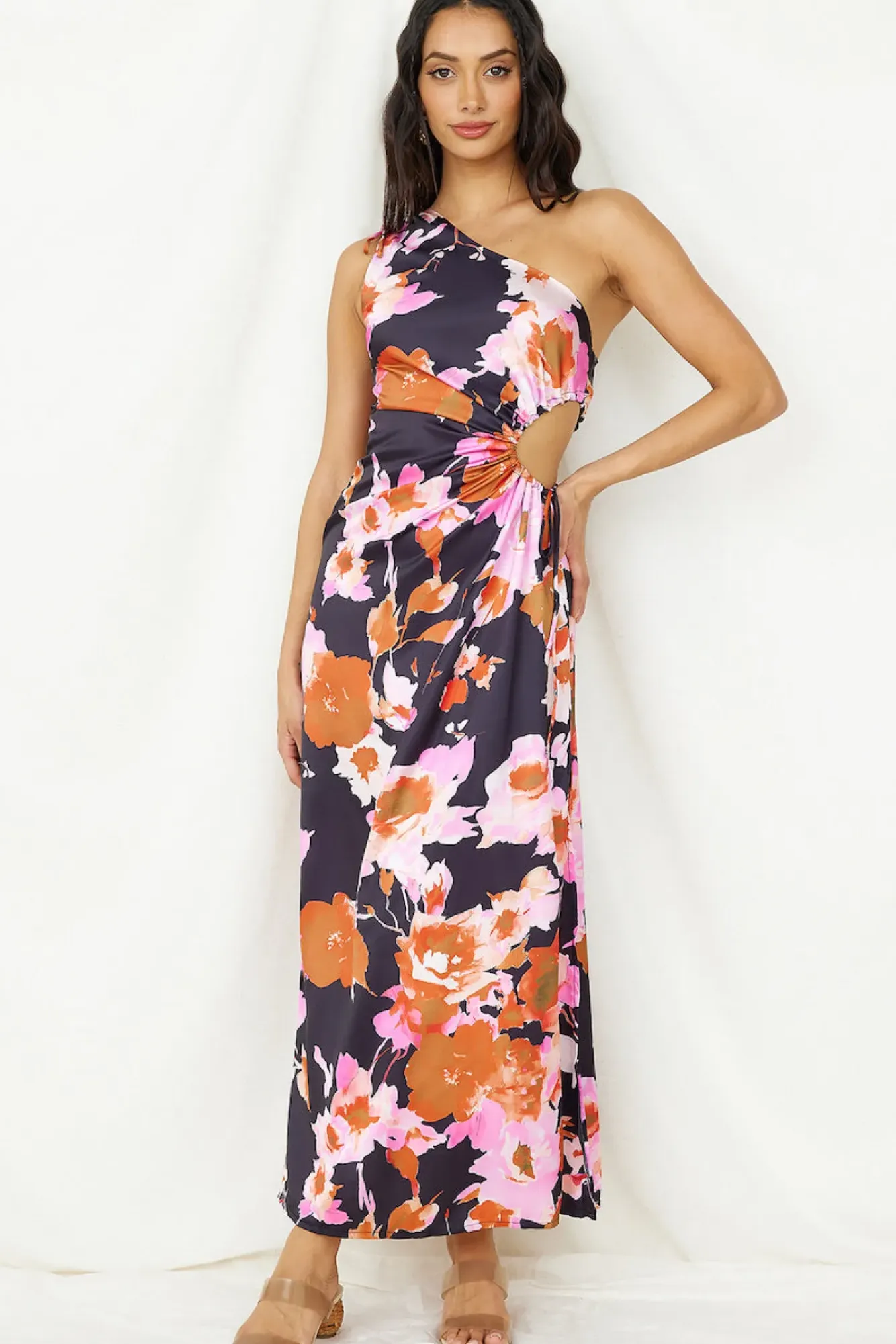 Wedding Guest Dresses|Cocktail Dresses>Hello Molly Meet Me Later Maxi Dress Black