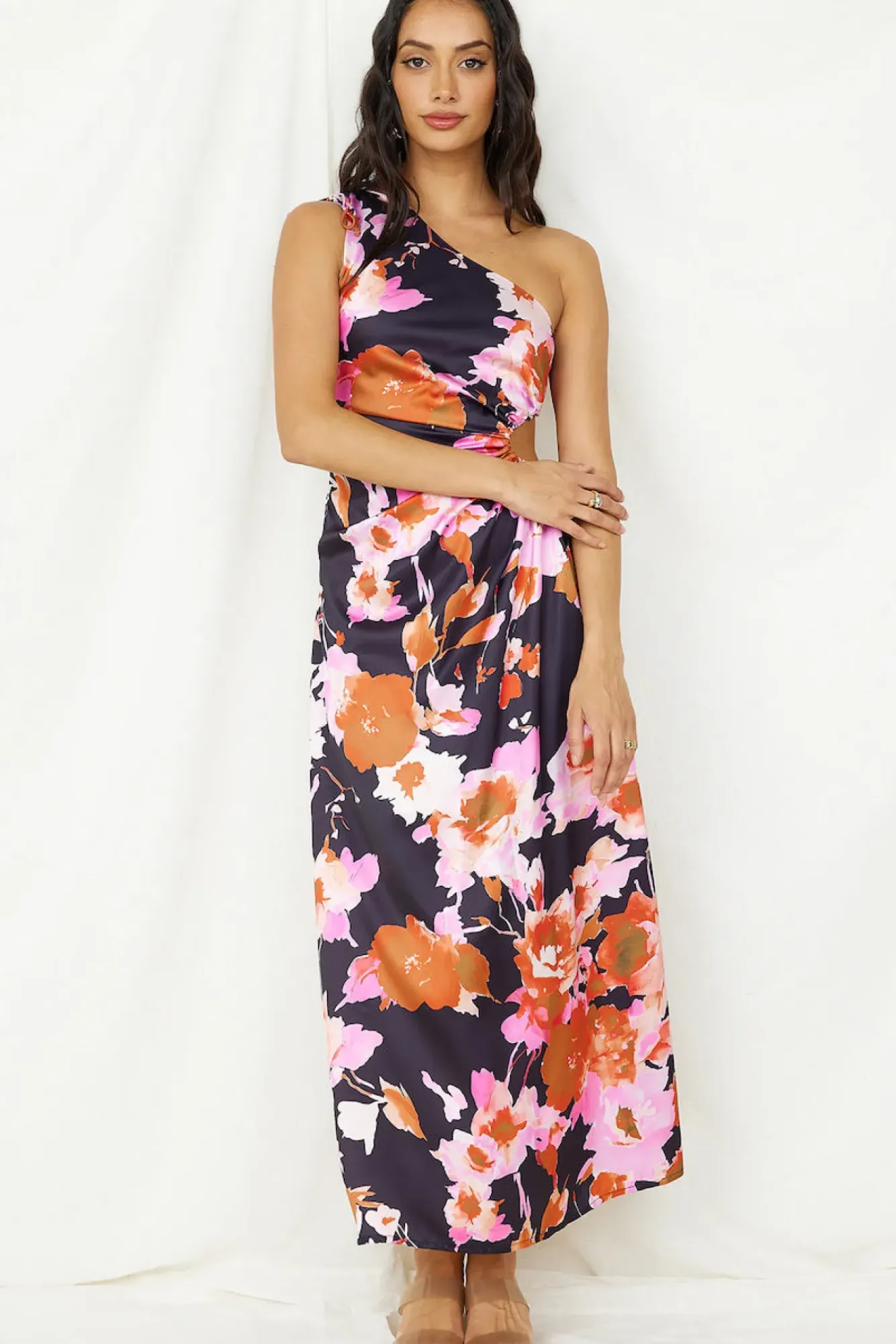 Wedding Guest Dresses|Cocktail Dresses>Hello Molly Meet Me Later Maxi Dress Black