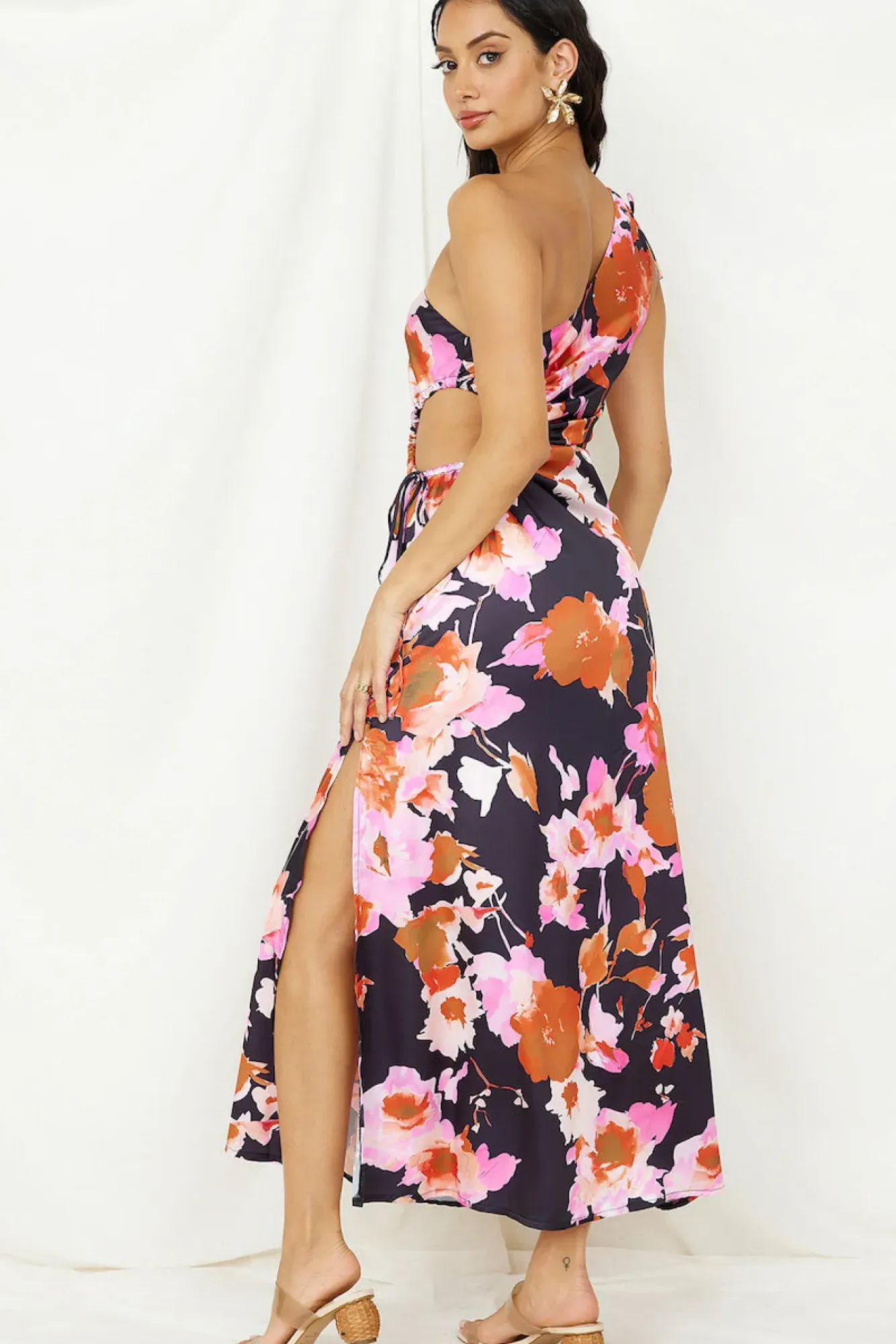 Wedding Guest Dresses|Cocktail Dresses>Hello Molly Meet Me Later Maxi Dress Black