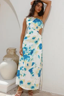 Cocktail Dresses|Brunch Dresses>Hello Molly Meet Me Later Maxi Dress Green