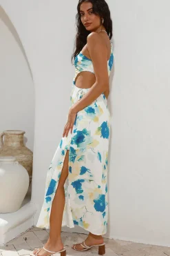 Cocktail Dresses|Brunch Dresses>Hello Molly Meet Me Later Maxi Dress Green