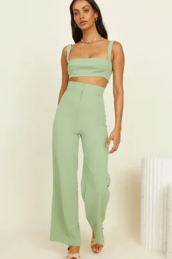 Pants>Hello Molly Memories Of Us Pants Green