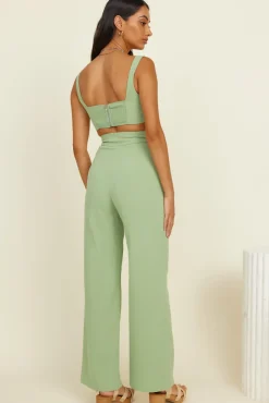 Pants>Hello Molly Memories Of Us Pants Green