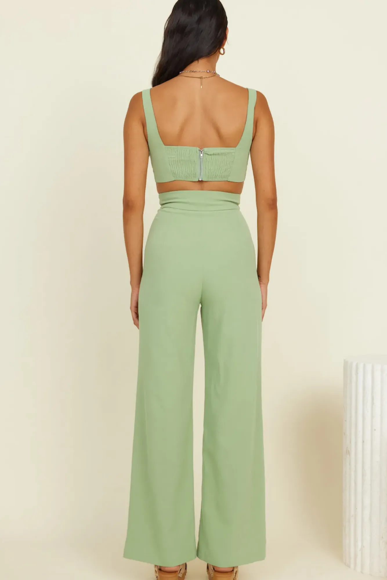 Pants>Hello Molly Memories Of Us Pants Green