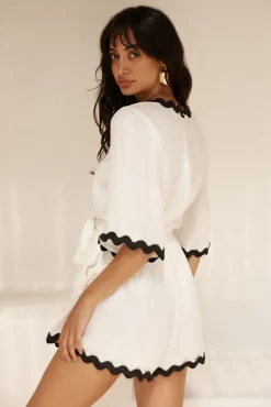 Rompers>Hello Molly Midday Mood Romper White