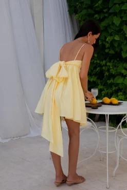 Vacation Dresses|Spring Break Dresses>Hello Molly Midnight Charm Mini Dress Yellow
